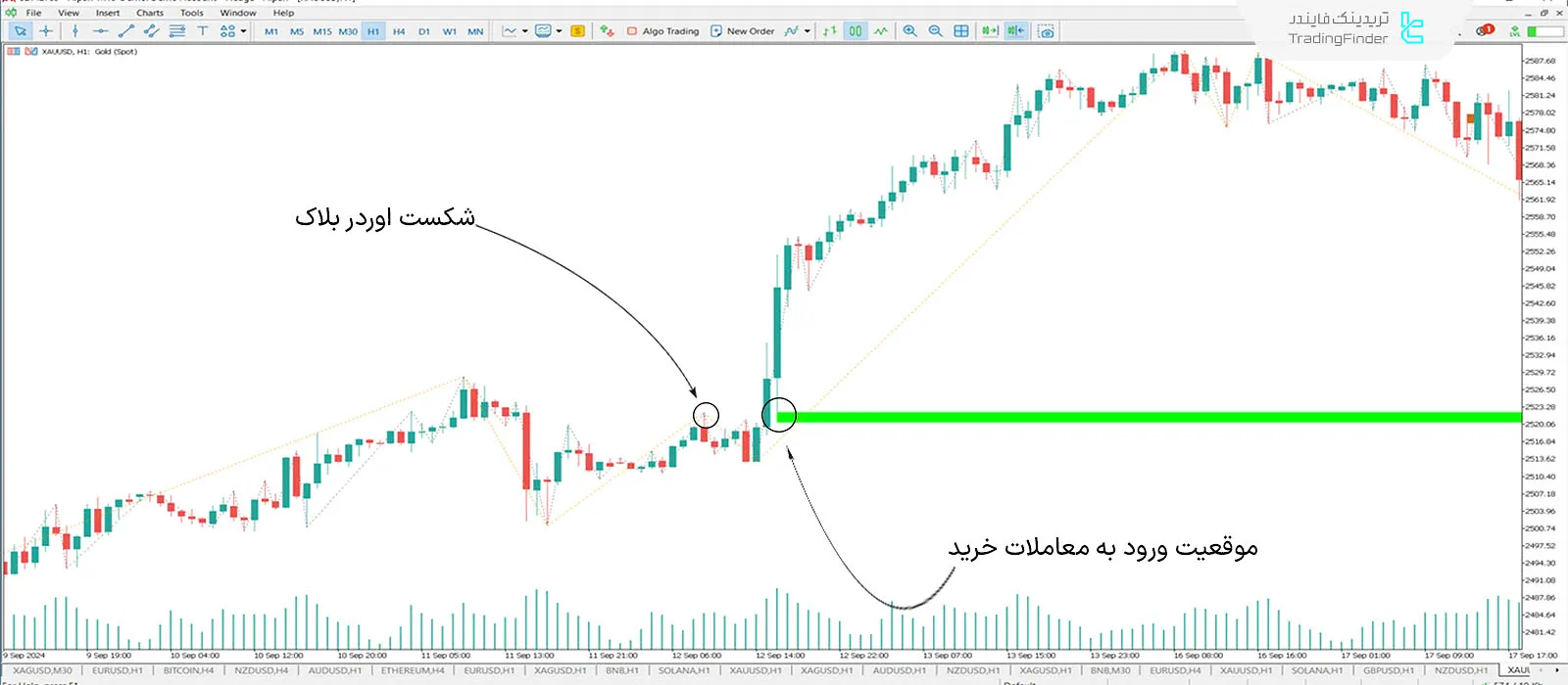 دانلود اندیکاتور تک شاخ (Unicorn) سبک ICT در متاتریدر 5 - رایگان - [تریدینگ فایندر] 1