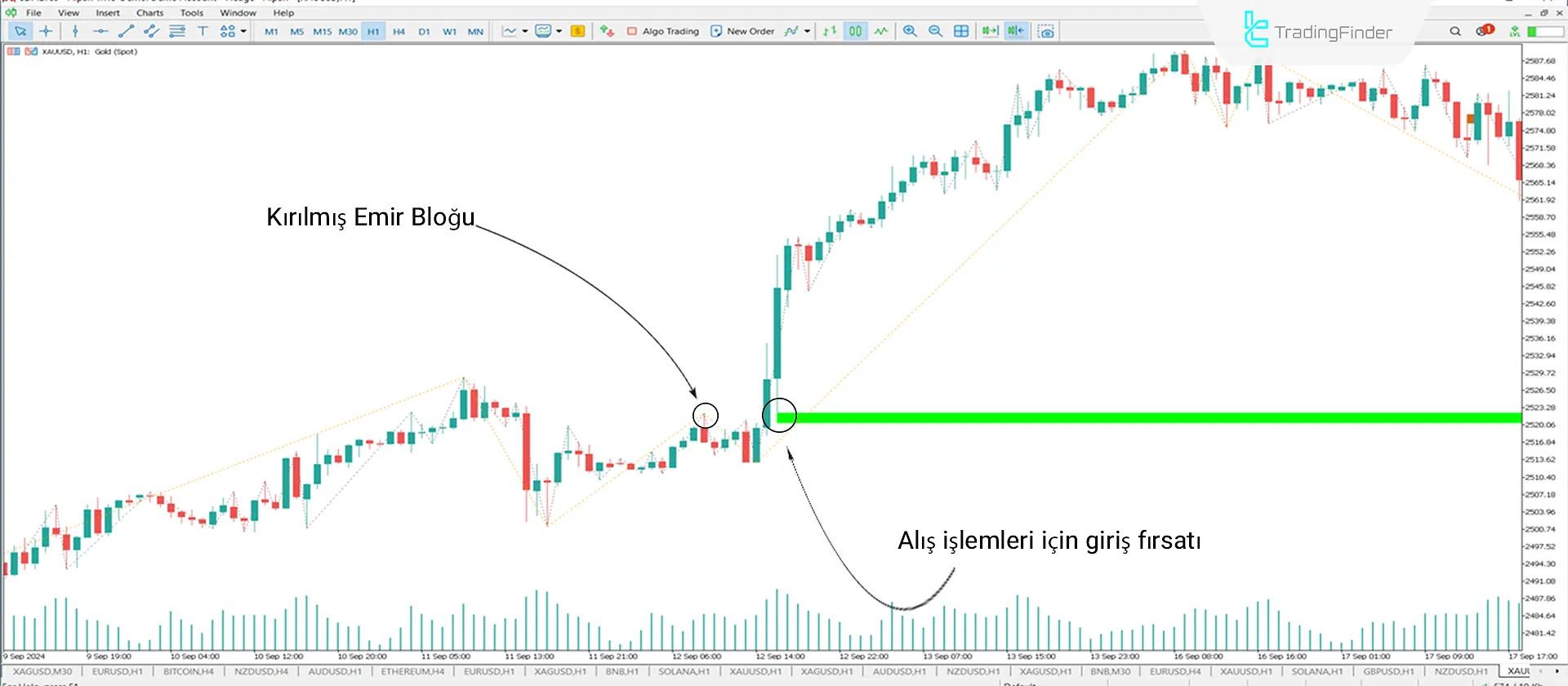 Unicorn İndikatörü (ICT) MetaTrader 5 için İndir - Ücretsiz - [Trading Finder] 1