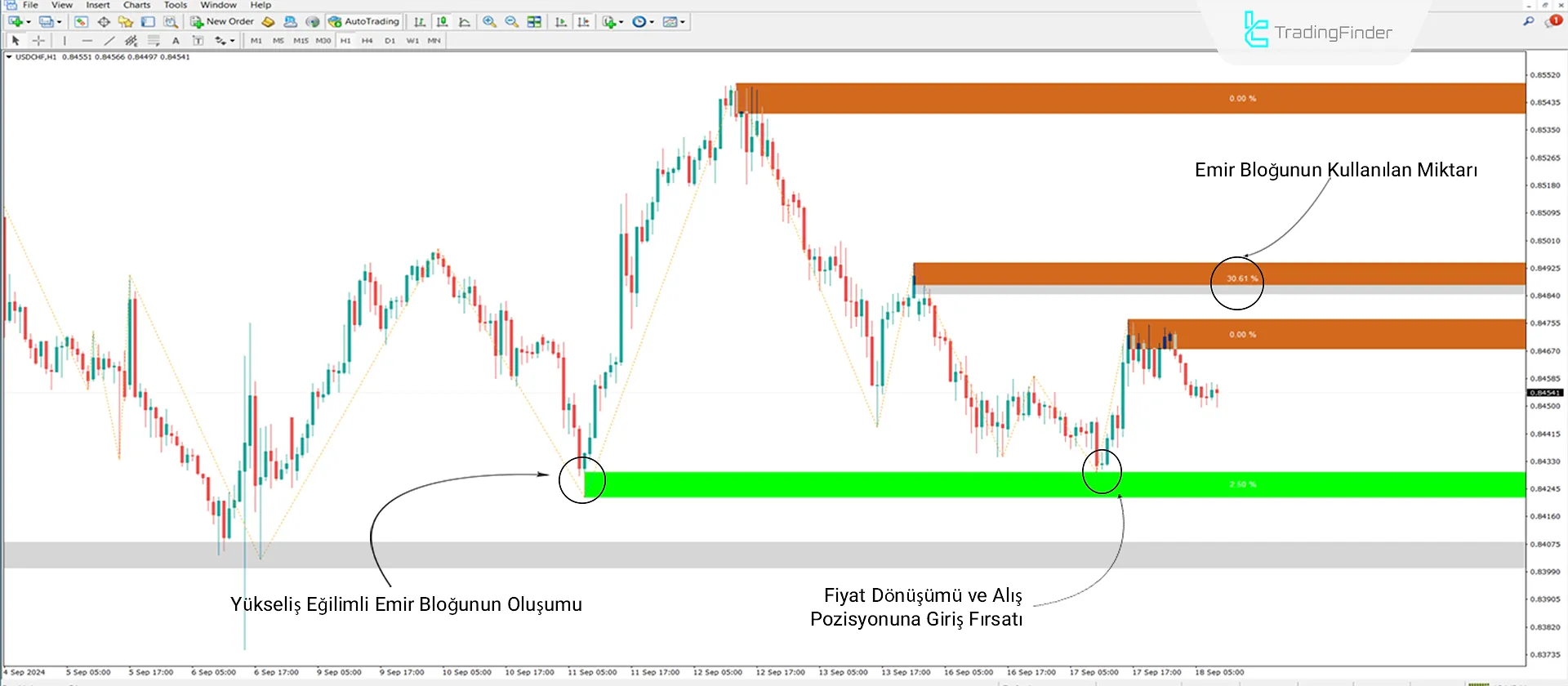 Emir Bloğu + Void göstergesini MT4 için indirin - Ücretsiz - [Trading Finder] 1