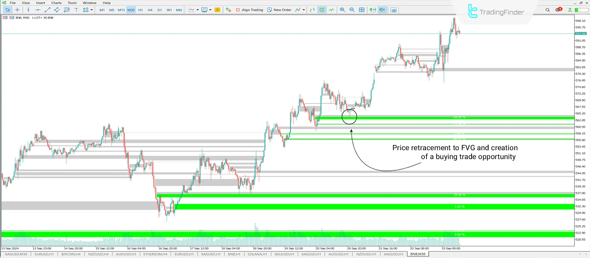 iFVG + Void indicator Download MT5 - Free - [Trading Finder] 1