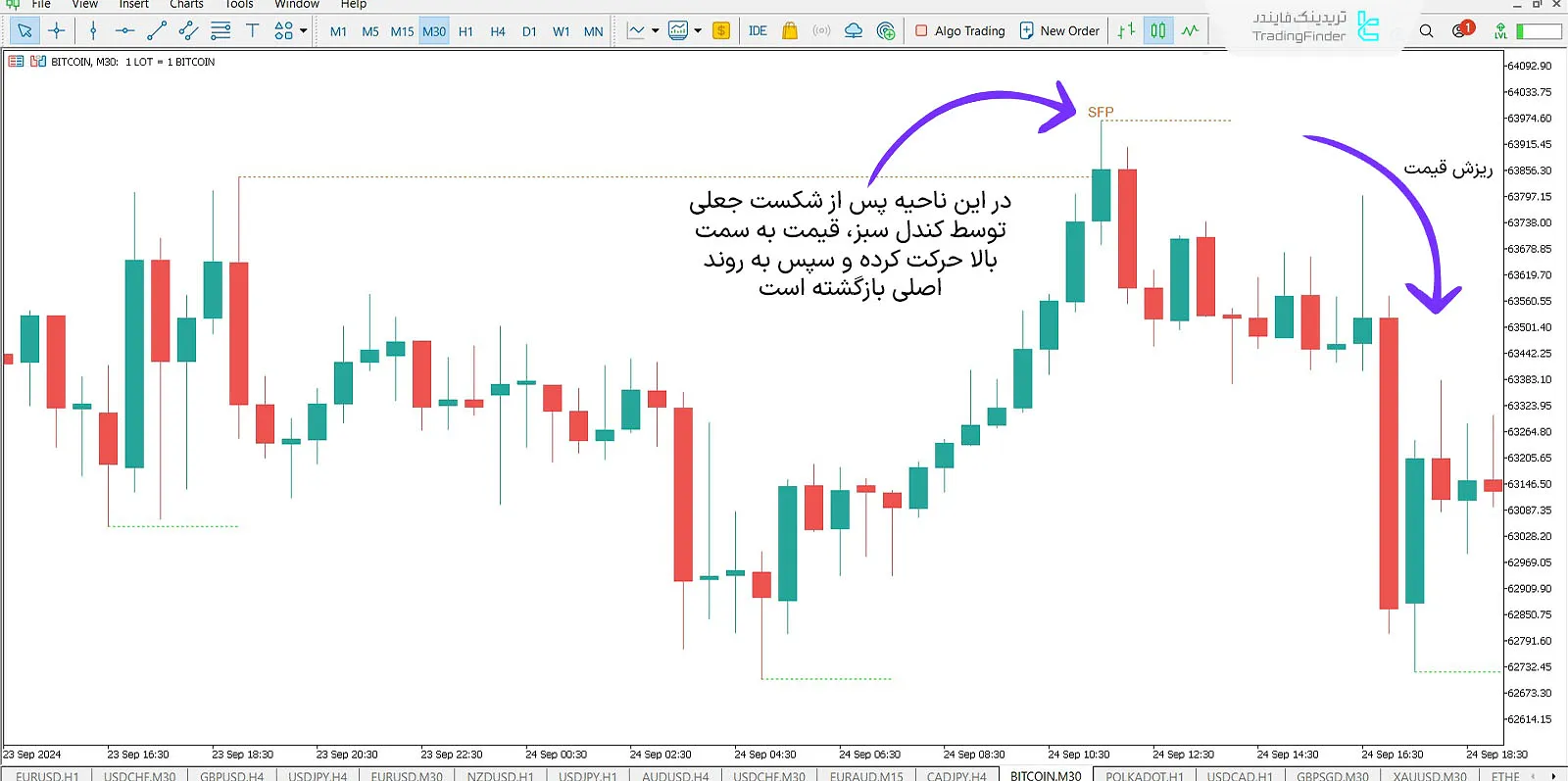 دانلود اندیکاتور شکست ناقص (Swing Failure Pattern) در متاتریدر 5 - رایگان - [تریدینگ فایندر] 3