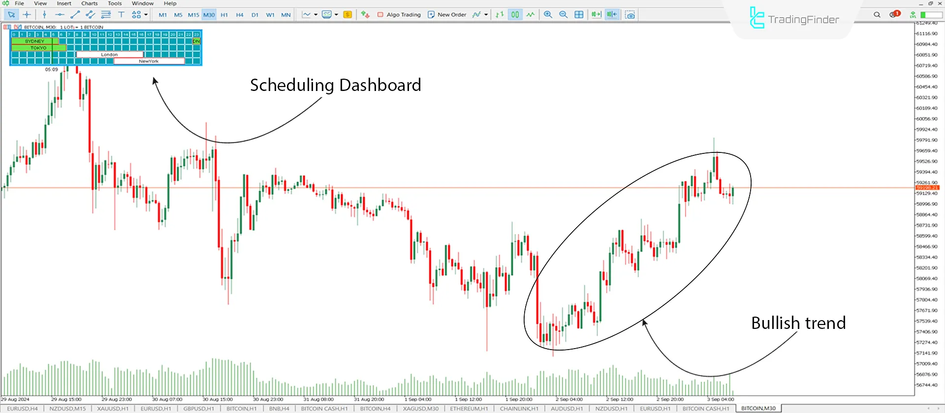 Session Manager Indicator for MT5 Download - Free - [TradingFinder] 1