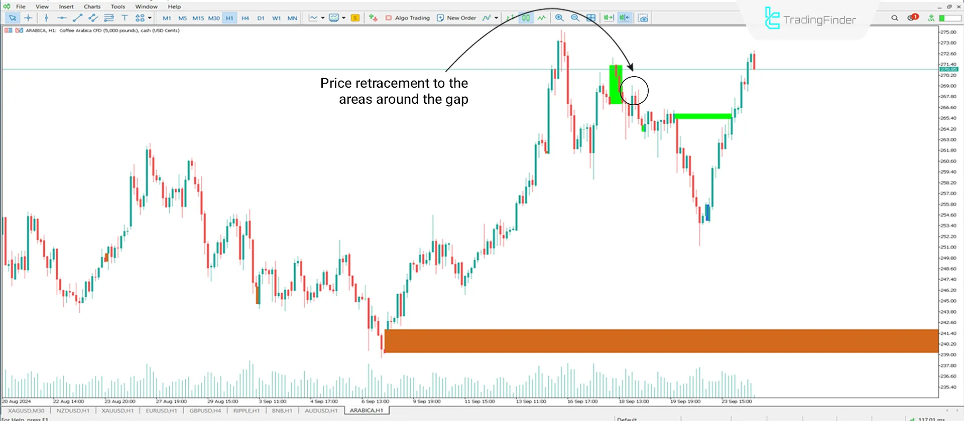 New Day Opening Gap and New Week Opening Gap (NWOG-NDOG) Indicator MT5 - Free 2