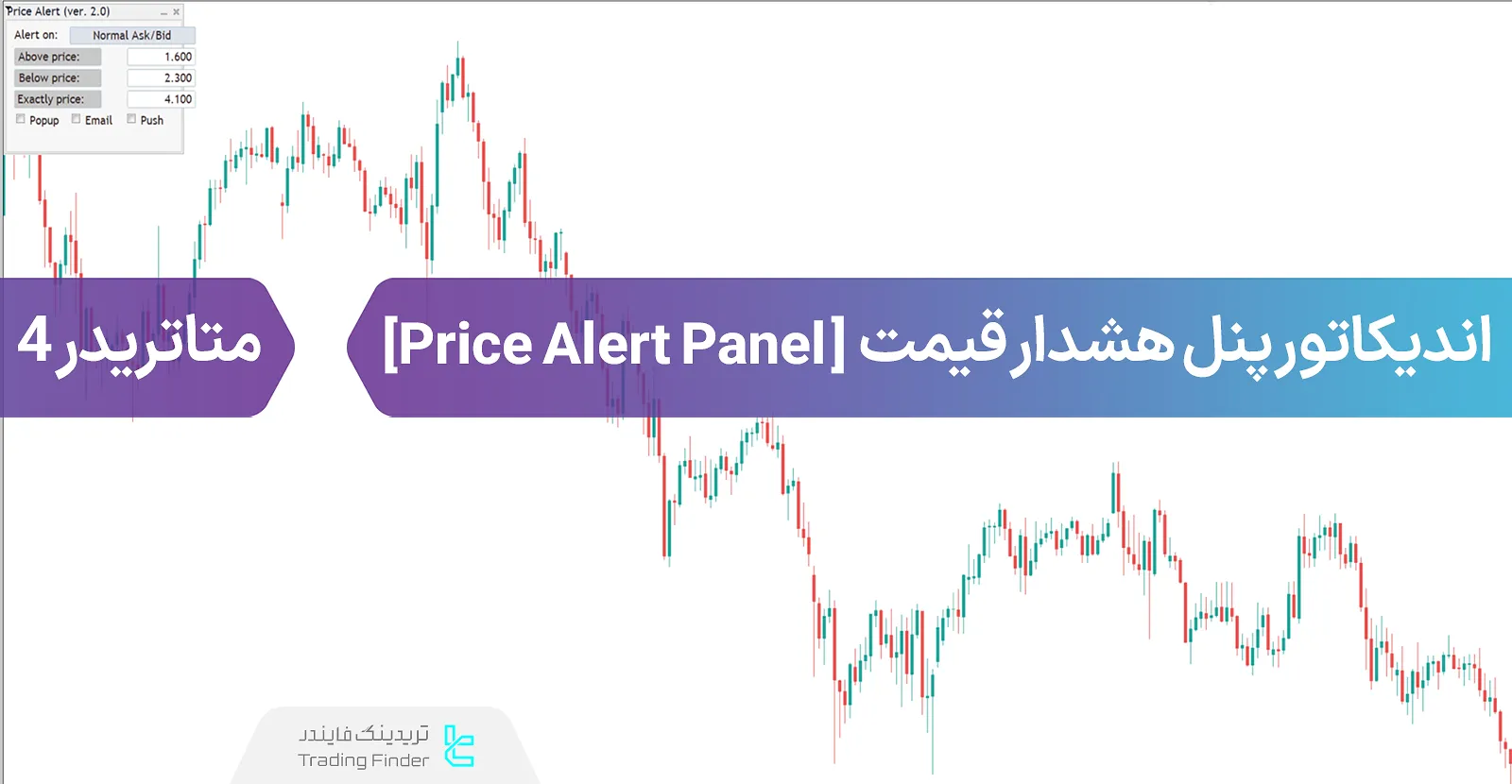 دانلود رایگان اندیکاتور پنل هشدار قیمت (PAP)  متاتریدر 4 - تریدینگ فایندر