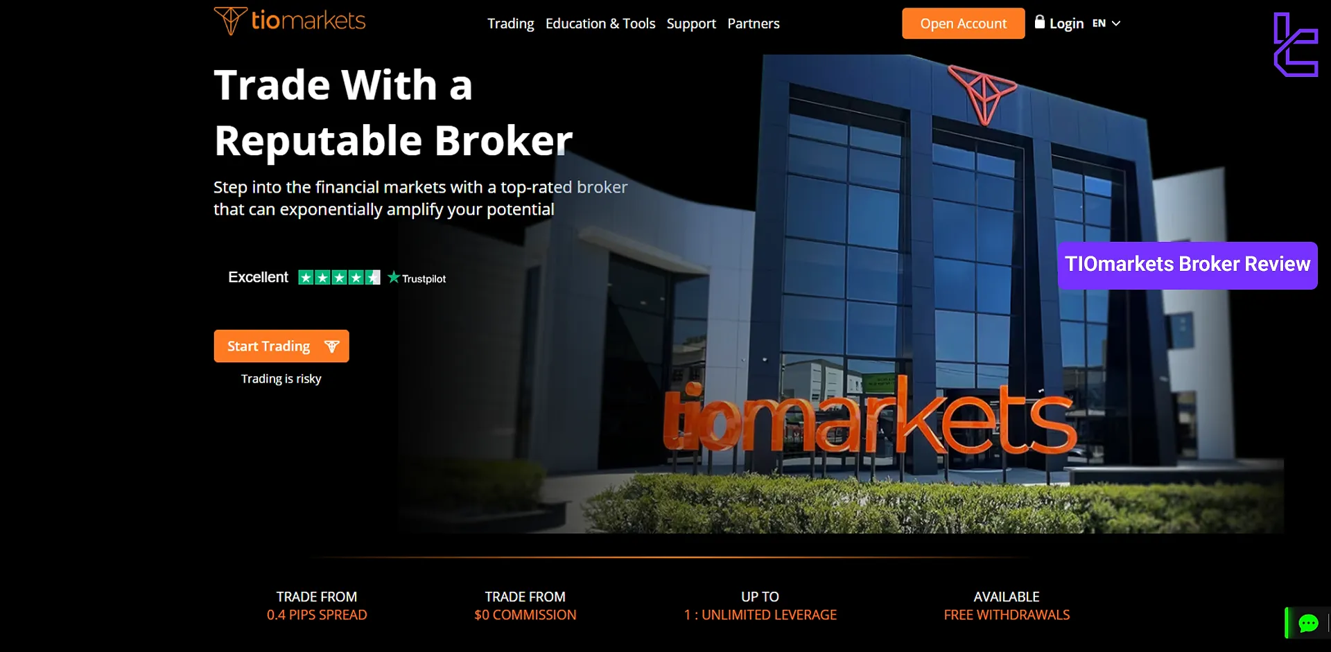 TIOmarkets broker review