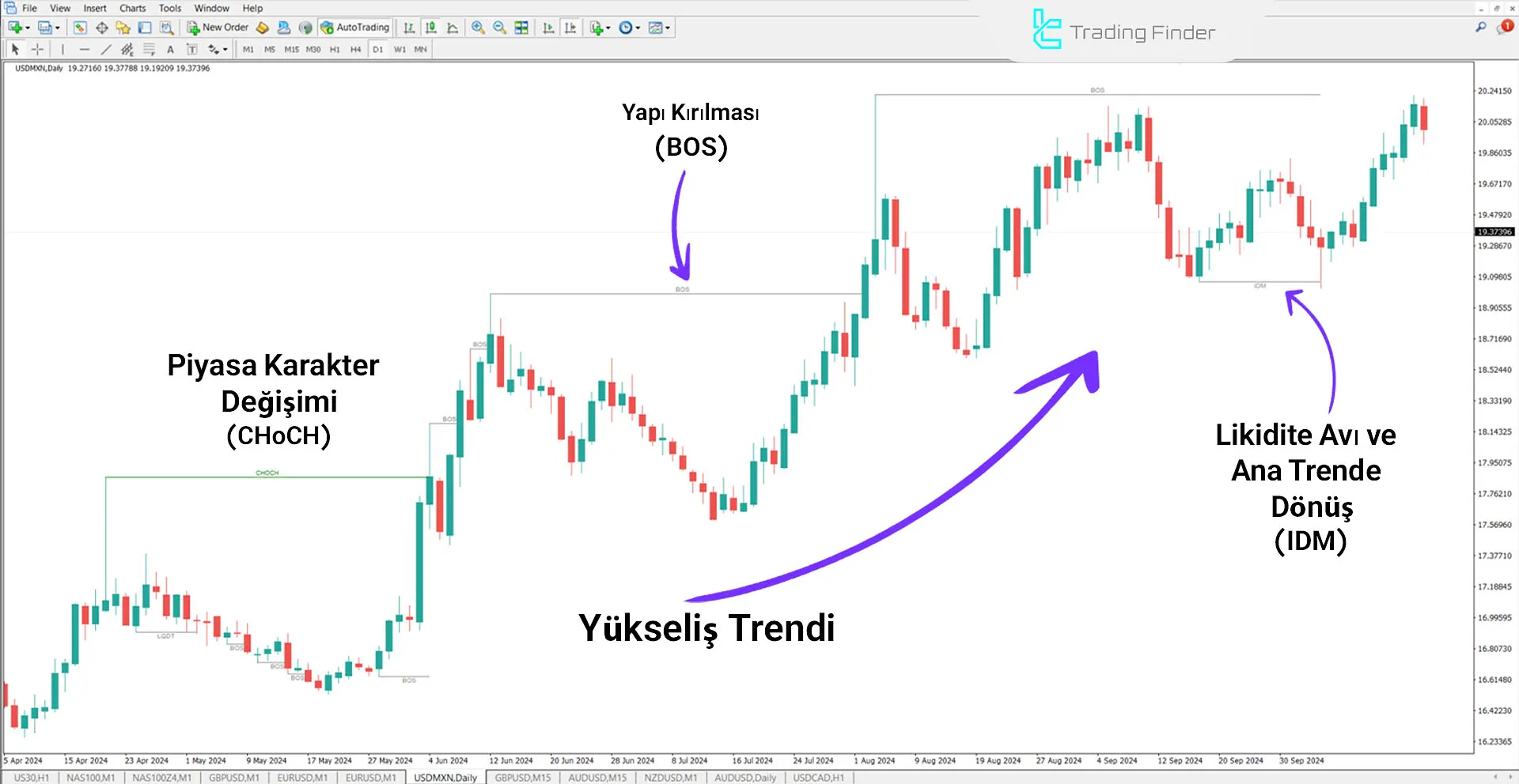 Inducement and Sweep Göstergesi MT4 için İndirme - Ücretsiz - [TFlab] 3