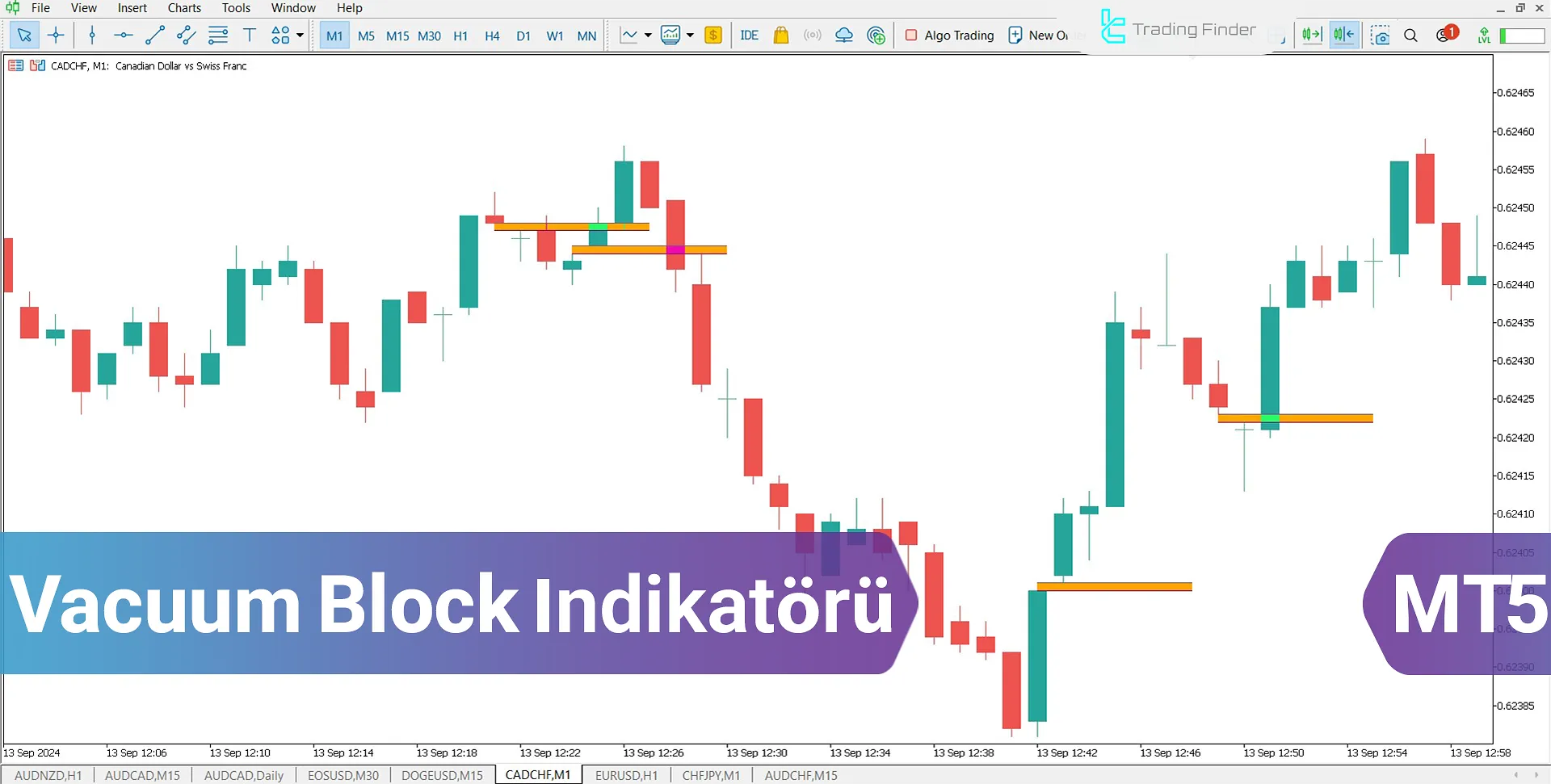 Vacuum Block (ICT) Göstergesi  MT5 için İndirme - Ücretsiz - [Trading Finder]