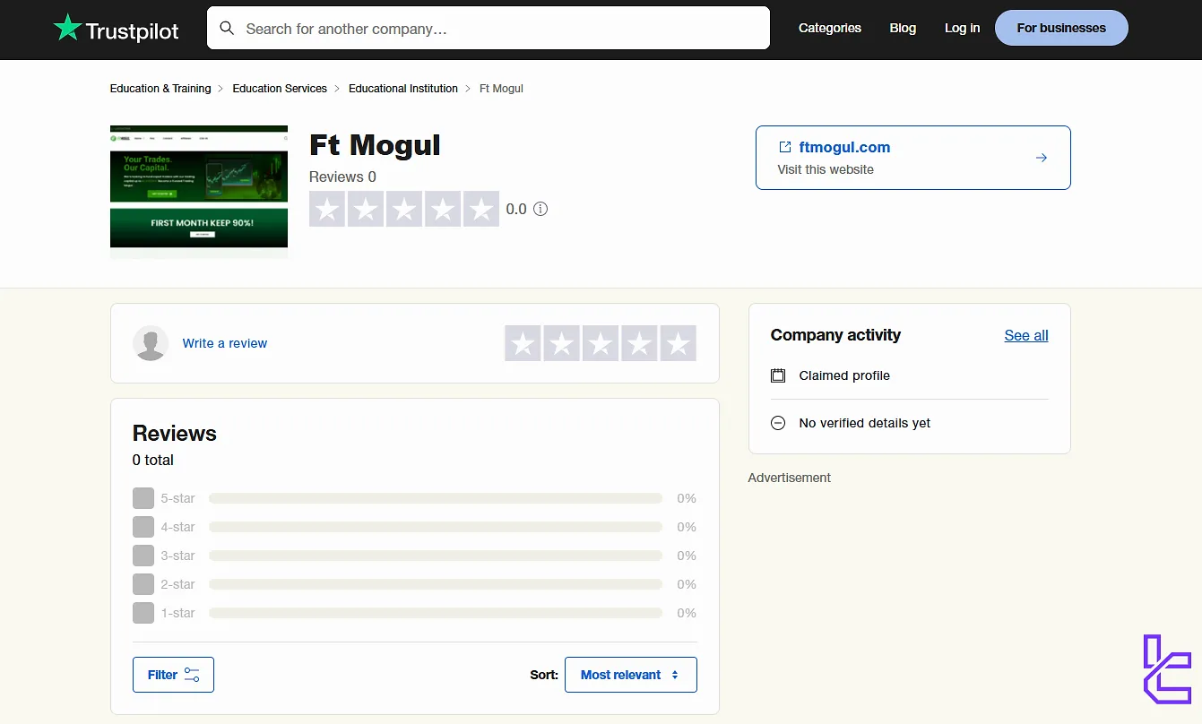 FT Mogul on trustpilot