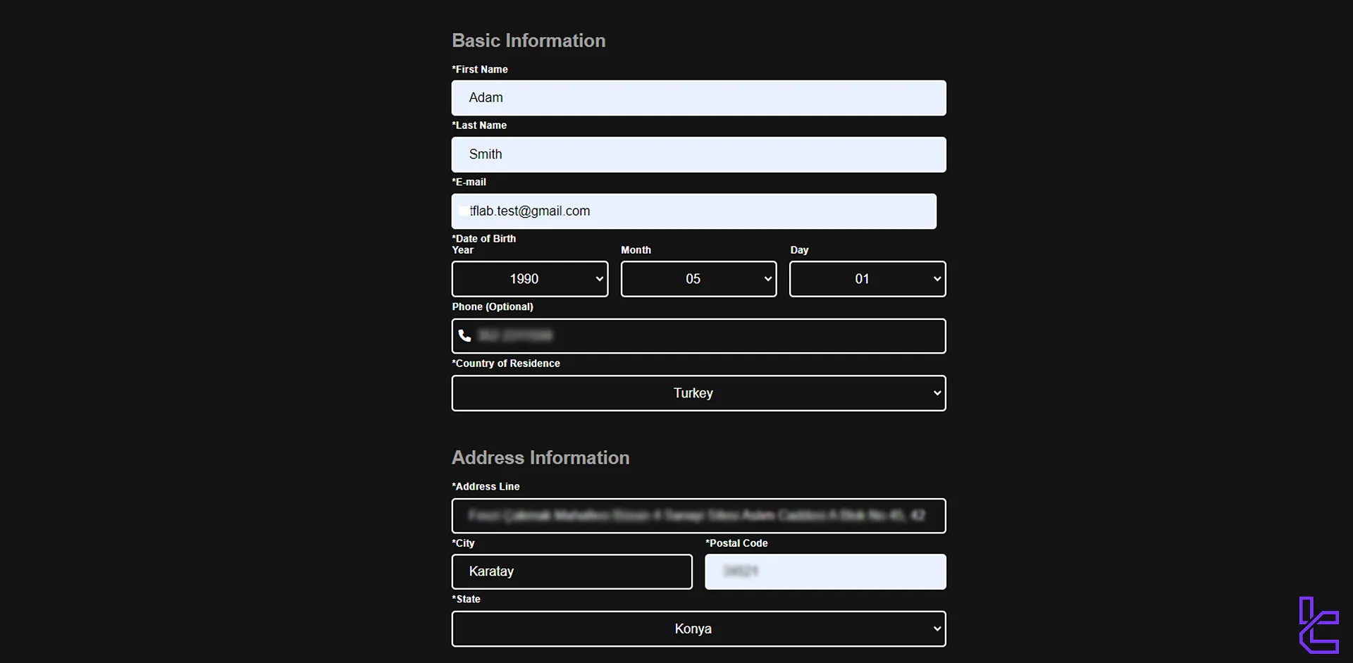 Limitless Funding challenge purchase form