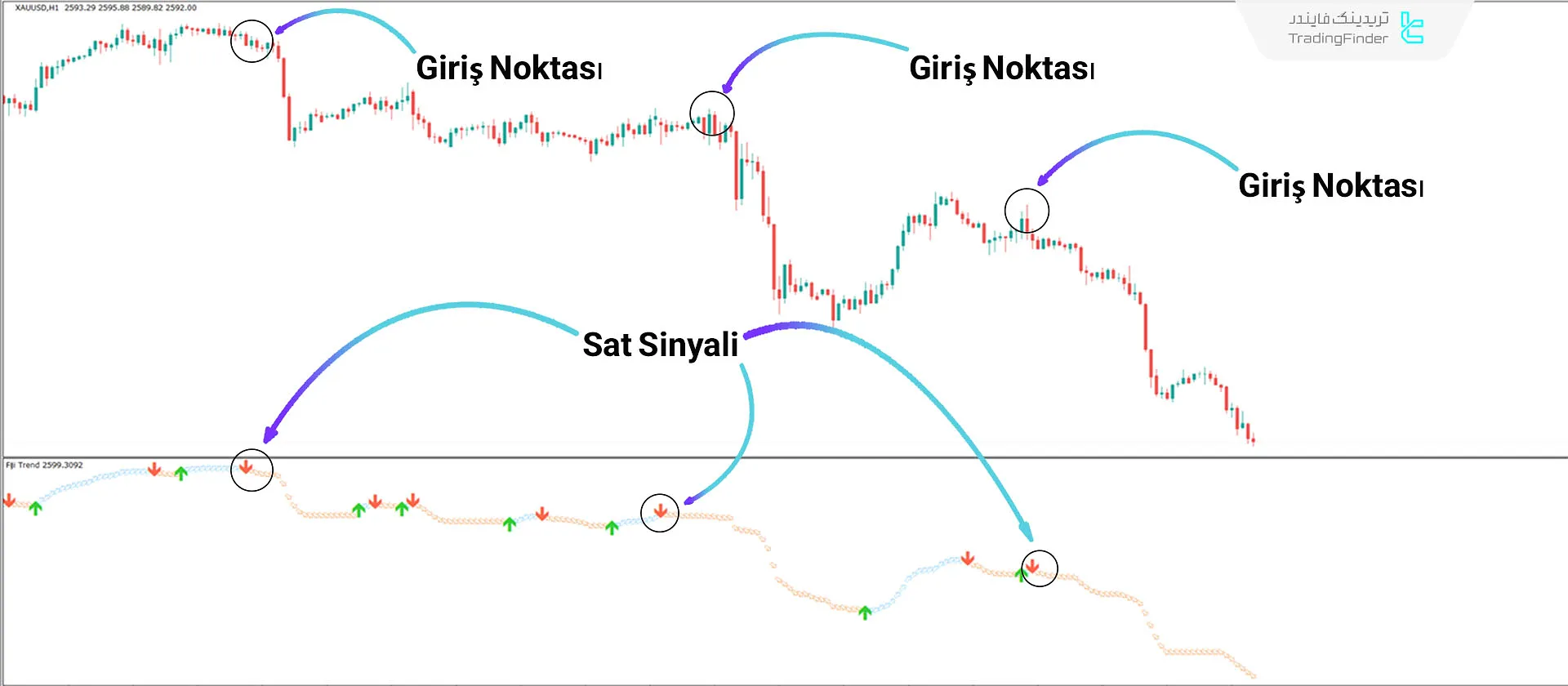 Fiji Trend Göstergesi MetaTrader 4 için İndir - Ücretsiz - [TradingFinder] 2