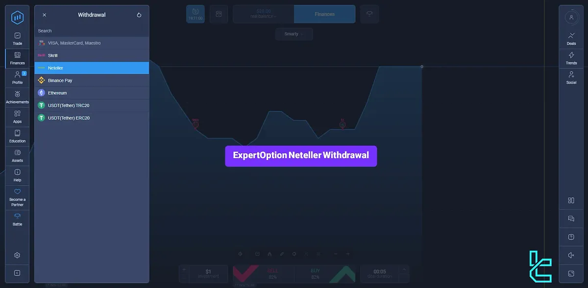ExpertOption Neteller Withdrawal Guide 2025 [$10 minimum Transfer Amount]