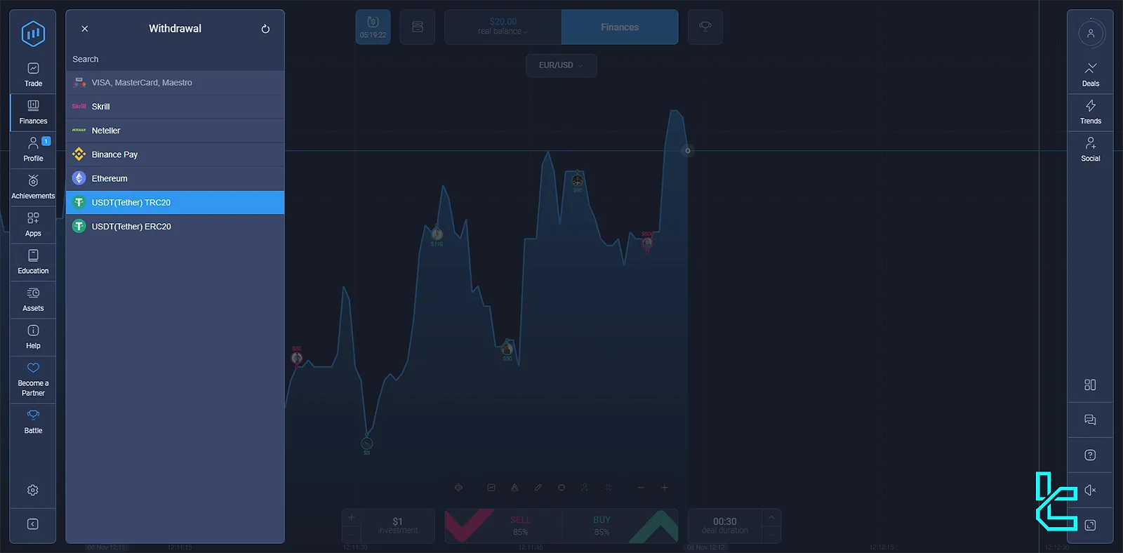 Expert Option Usdt Trc Withdrawal As Minimum