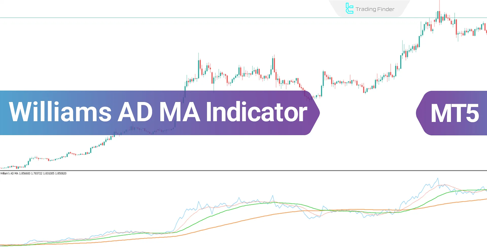 Williams AD MA Indicator in MT5 Download - Free - [TradingFinder]