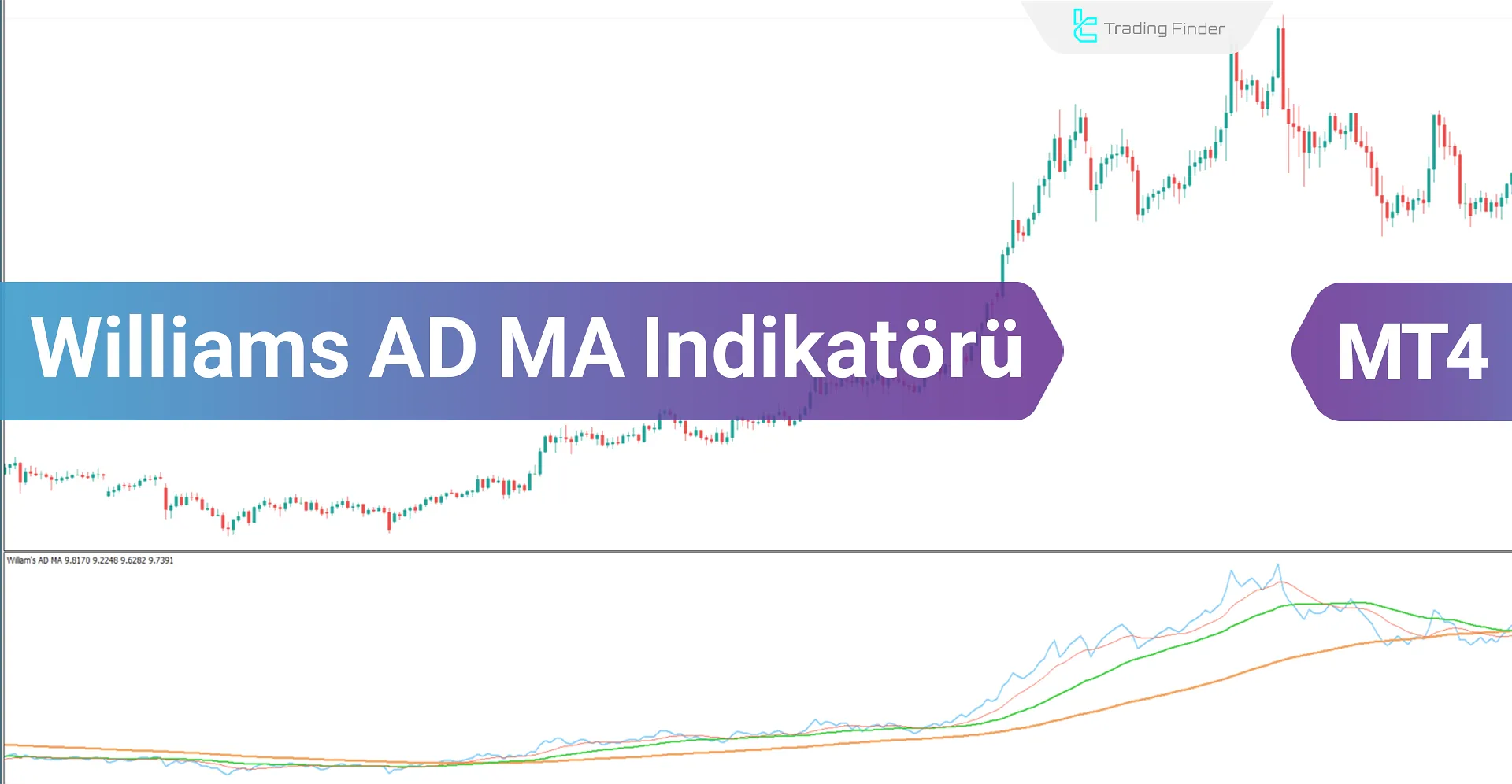 Williams AD MA Göstergesini MT4'te İndirin - Ücretsiz - [TradingFinder]