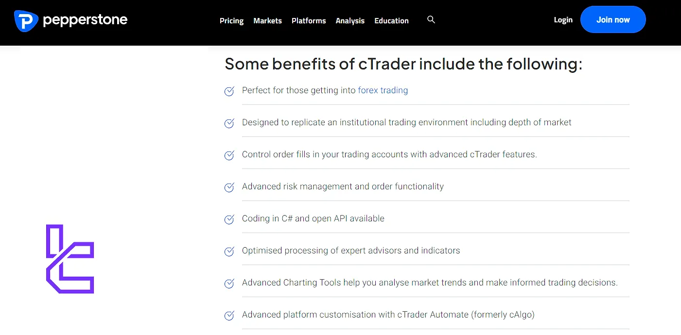 Pepperstone cTrader Platform