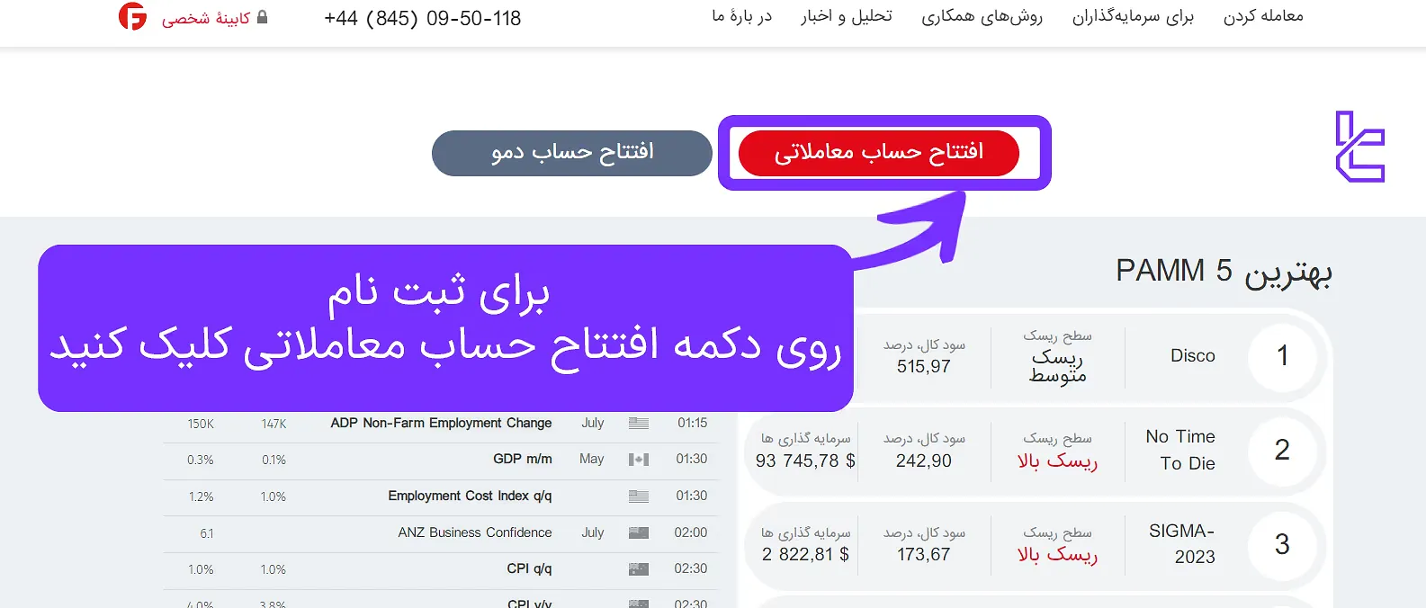 ثبت نام فیبوگروپ