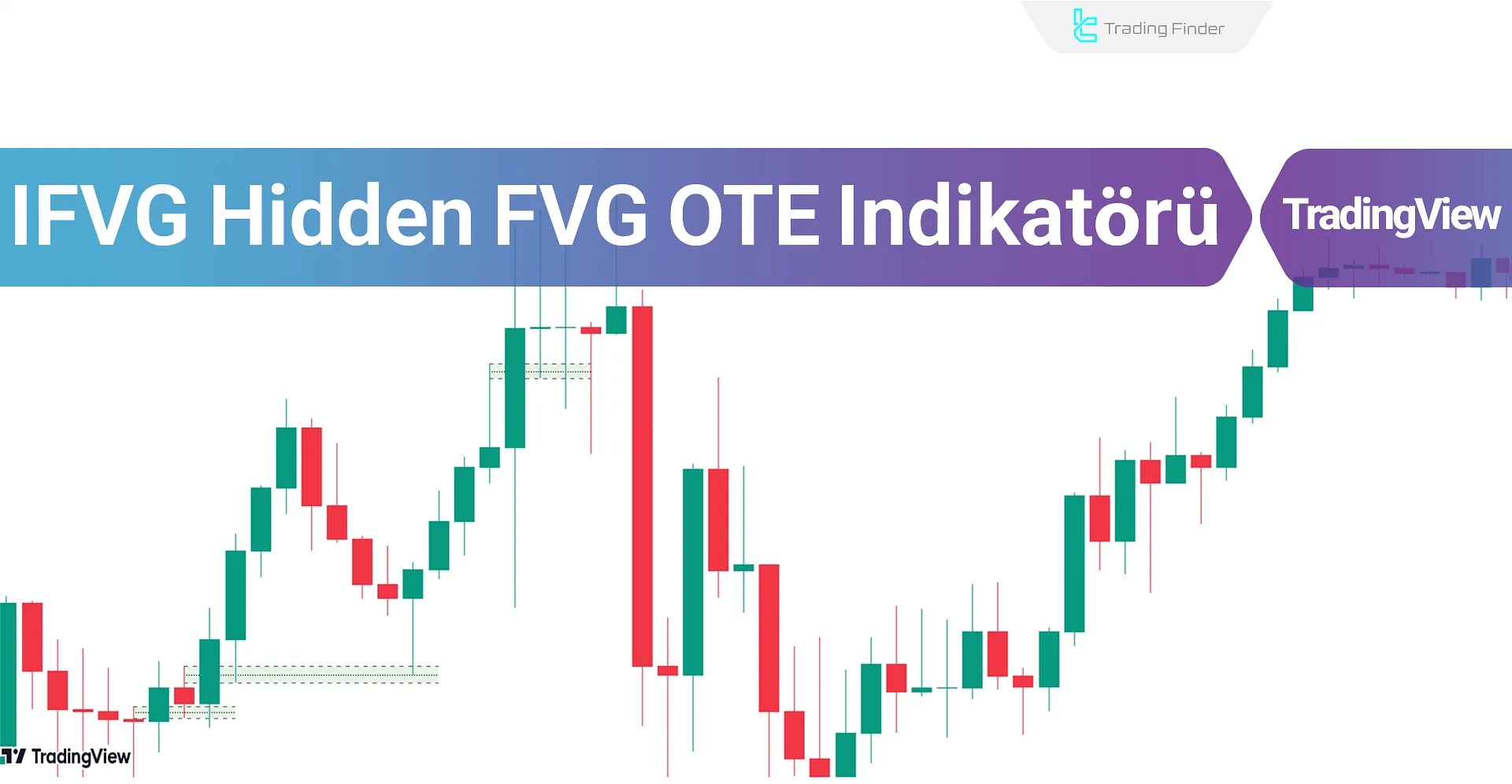 IFVG OTE Göstergesi (Hidden FVG OTE) TradingView'de - Ücretsiz - [TradingFinder]