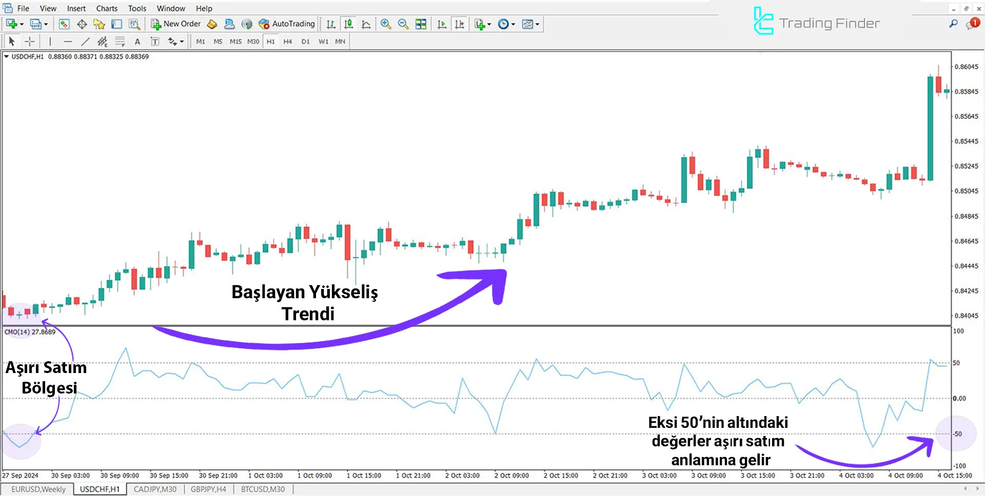 Chande Momentum Göstergesini MT4 için İndirme - Ücretsiz - [TFlab] 1