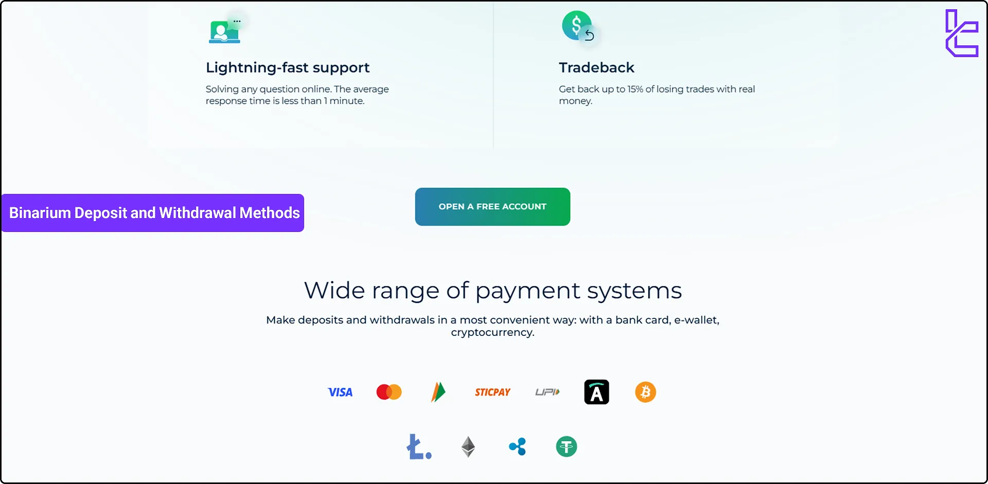 Binarium deposit and withdrawal methods