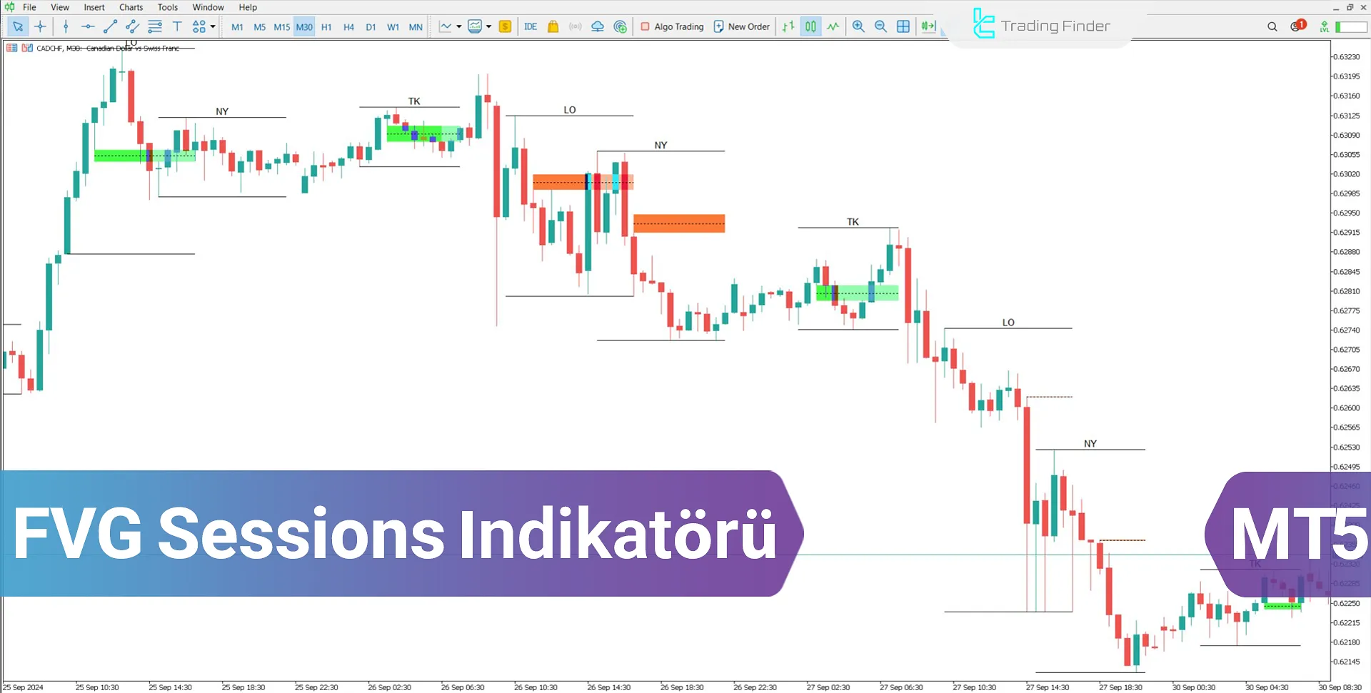 Fair Value Gap Sessions Göstergesi MetaTrader 5 için İndir - Ücretsiz - [TFlab]