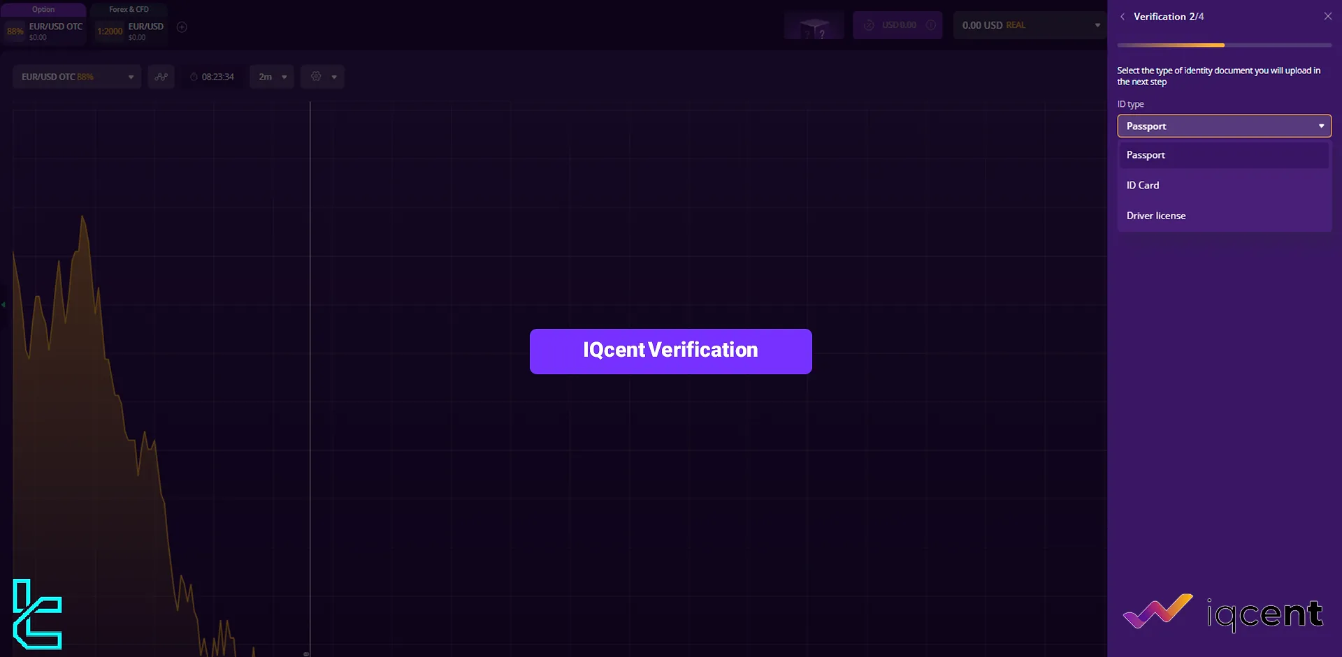 IQcent Verification Guide 2024 [Passport, ID card, or Driver’s license + Verification Selfie]