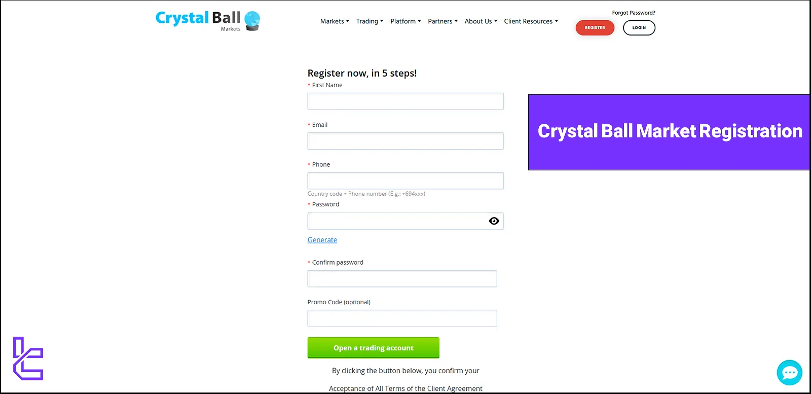 CrystalBall Markets Registration [Email & Phone Number] 2025