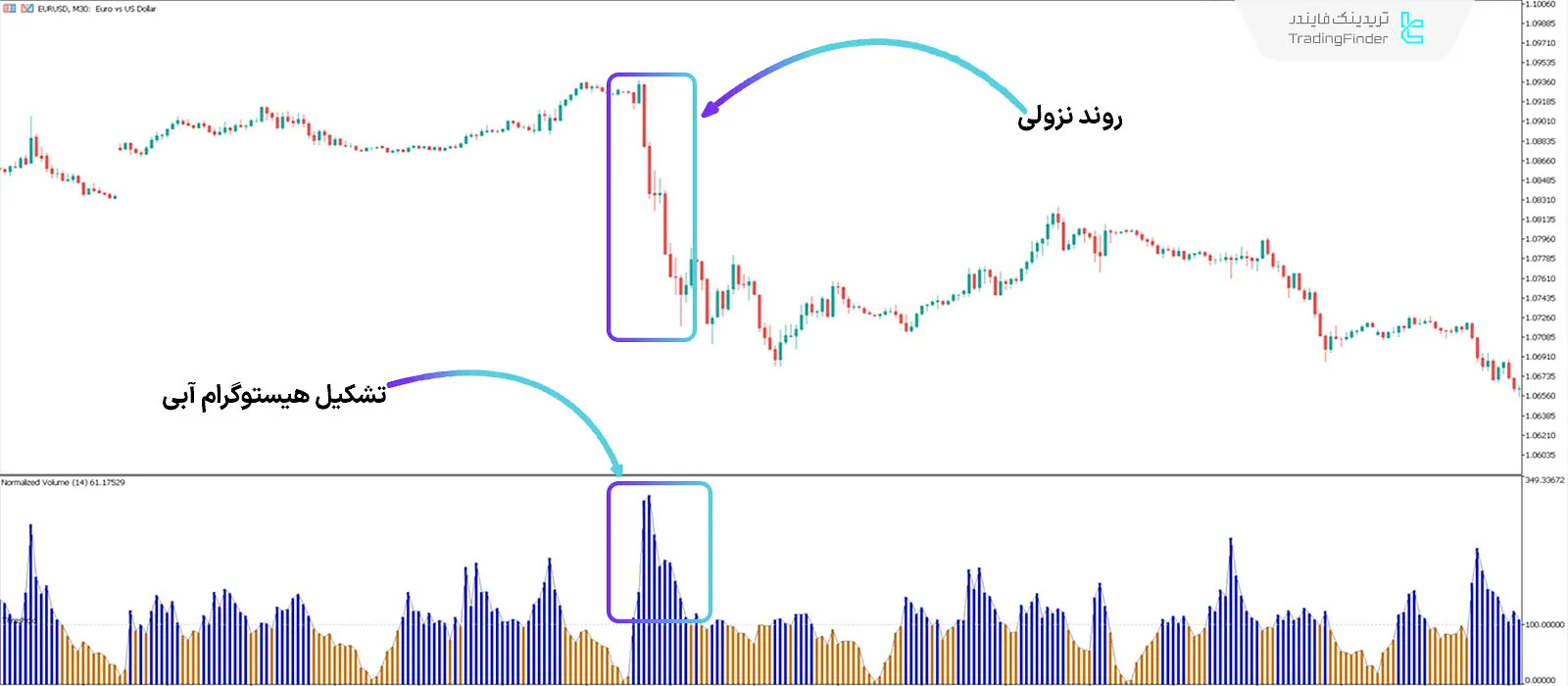 دانلود اندیکاتور حجم نرمال شده (Normalized Volume) متاتریدر 5 - رایگان 2