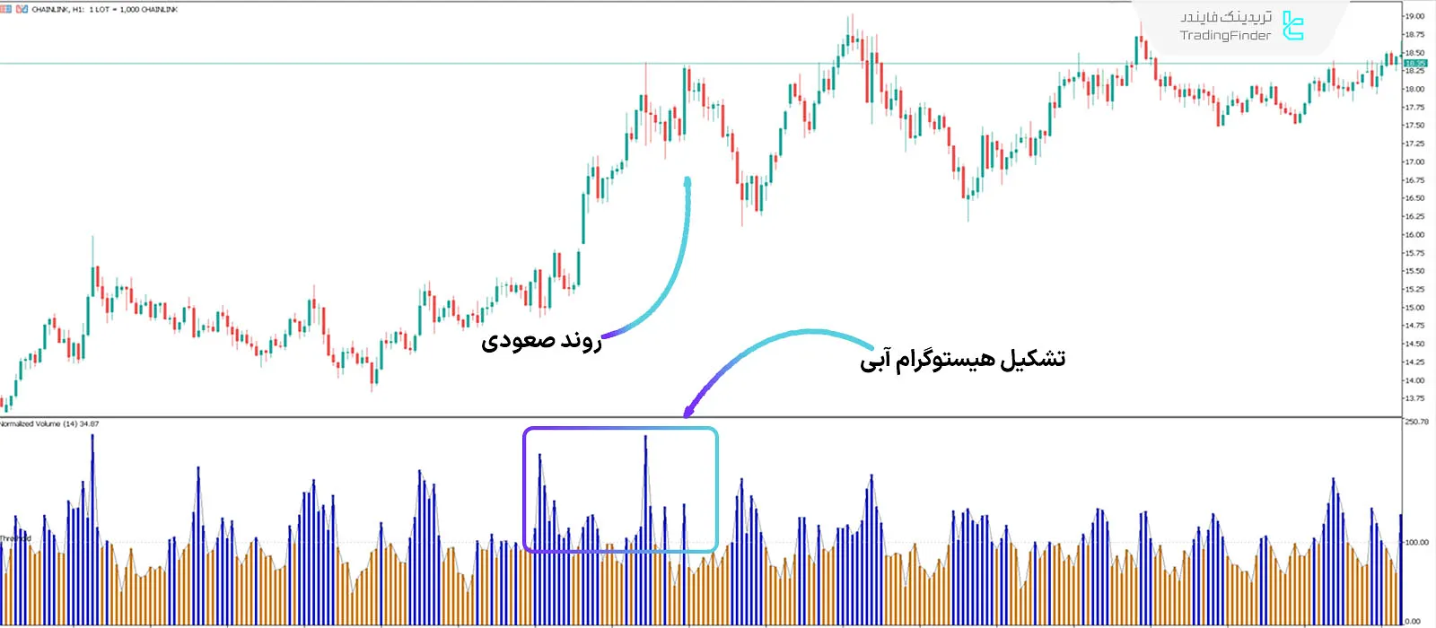 دانلود اندیکاتور حجم نرمال شده (Normalized Volume) متاتریدر 5 - رایگان 1