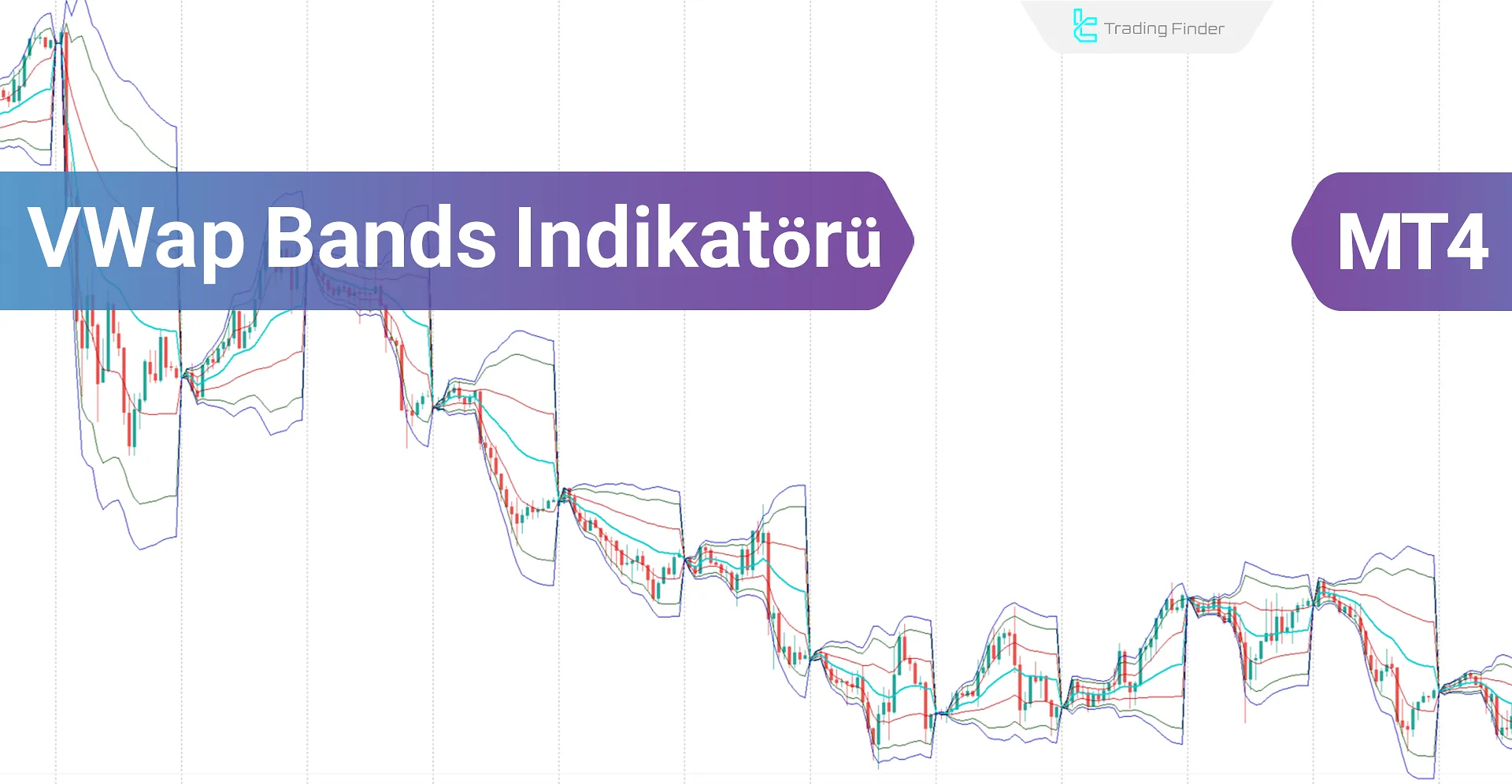 VWAP Bands Göstergesi MetaTrader 4 İndir - Ücretsiz - [TradingFinder]