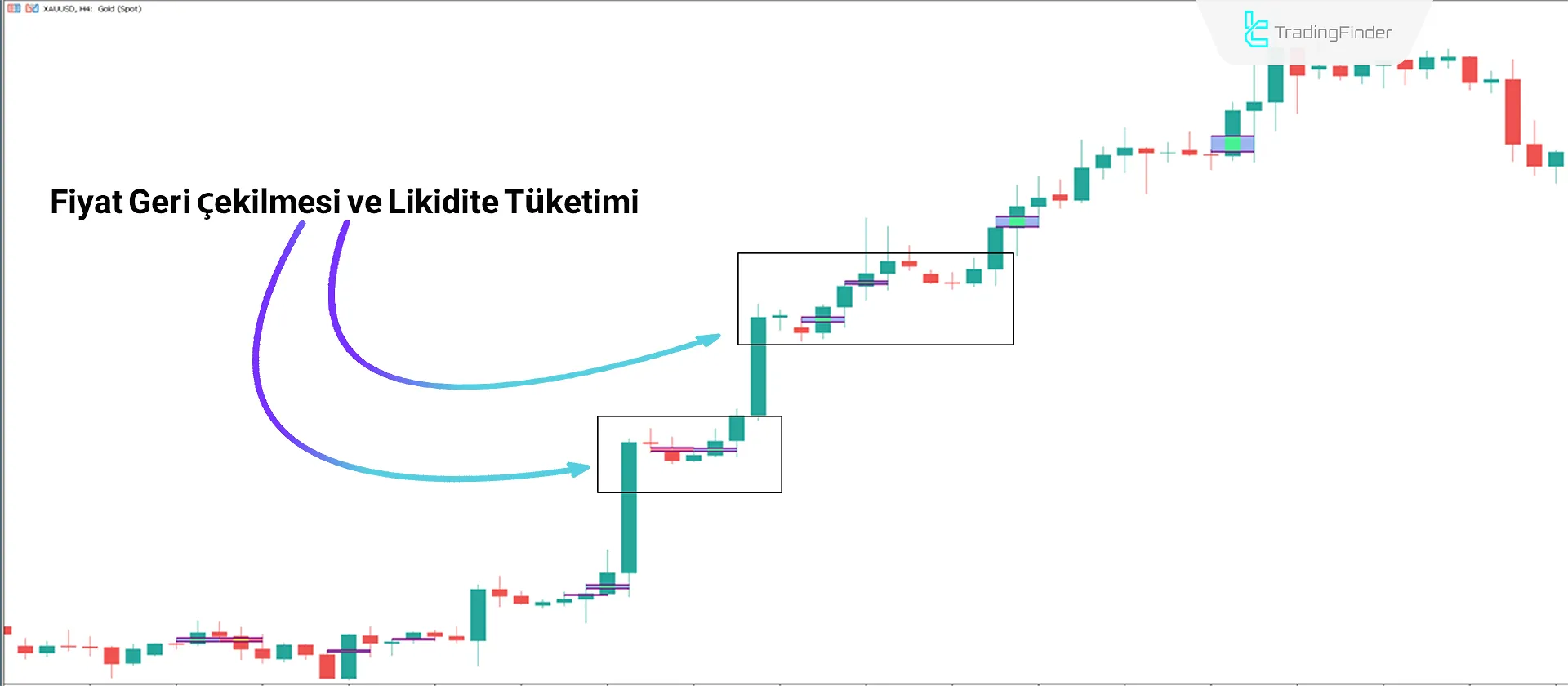 İma Edilen FVG İndikatörü MT5 için İndir - Ücretsiz - [Trading Finder] 1