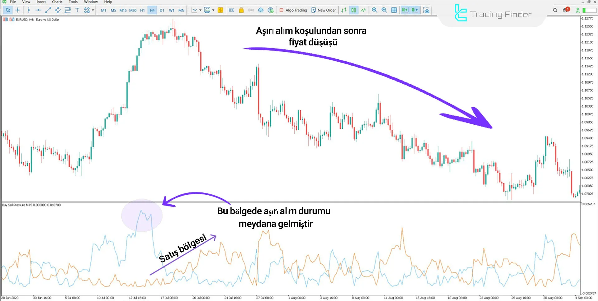 Buy Sell Pressure Göstergesini MT5 için İndirme - Ücretsiz - [TradingFinder] 2