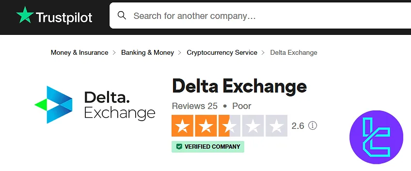 Delta Exchange Trustpilot