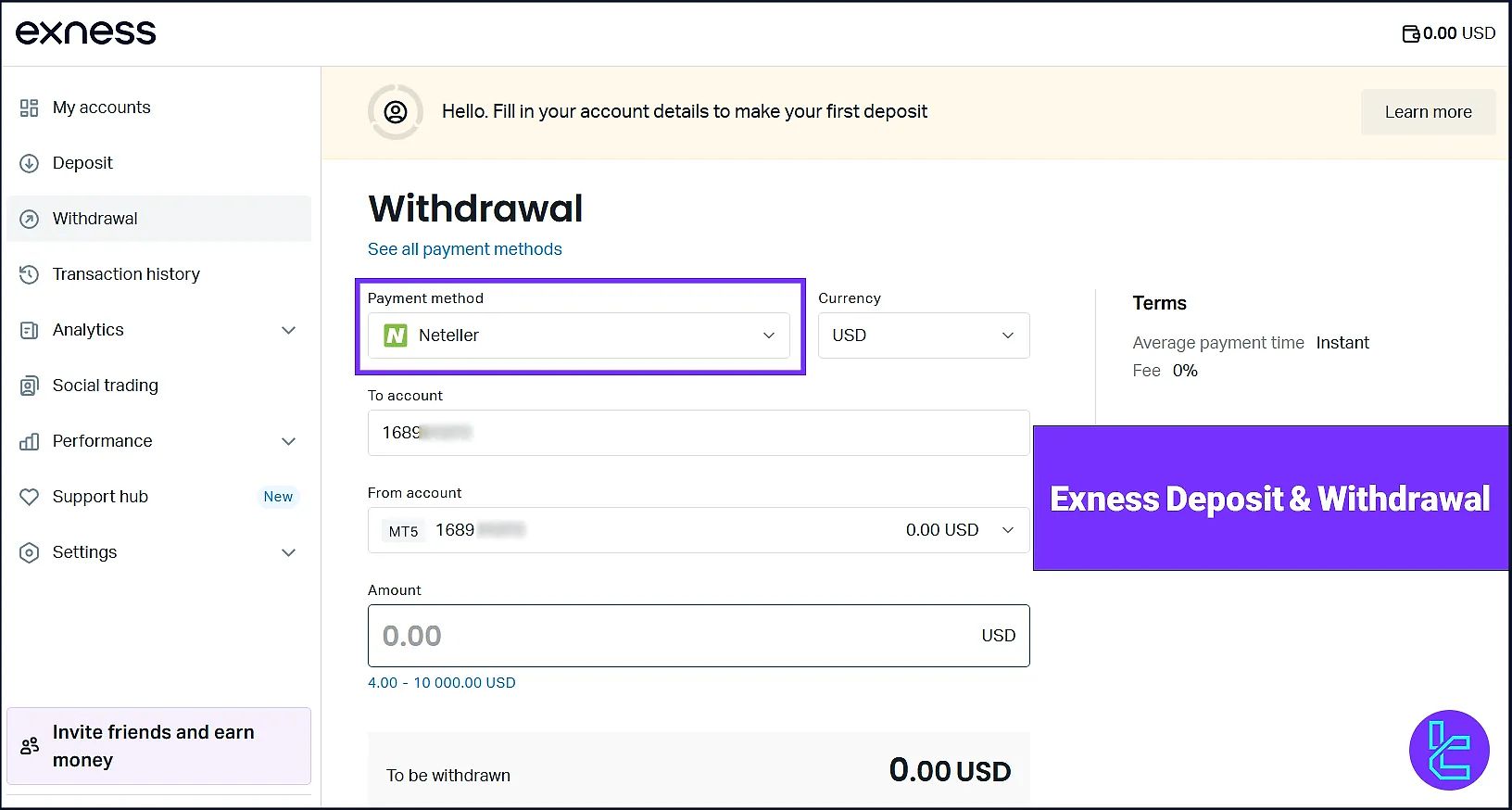 Less = More With Exness Forex Broker