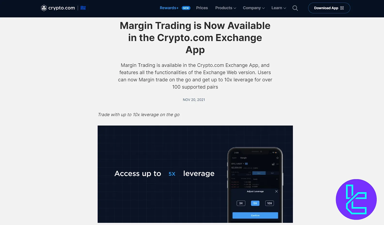 Margin/Futures Trading on Crypto.com