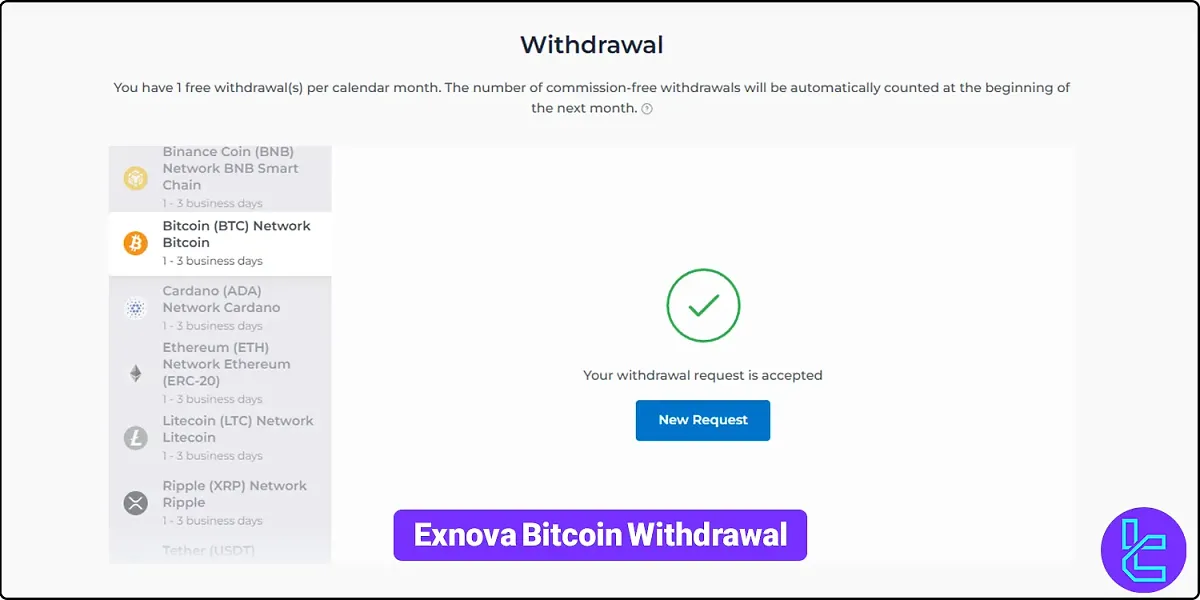 Exnova Bitcoin Withdrawal 2025 [BTC Transfer Guide]
