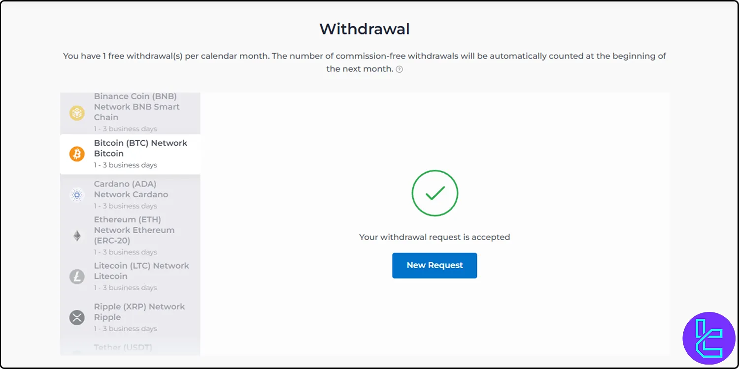 Successful Exnova Bitcoin withdrawal