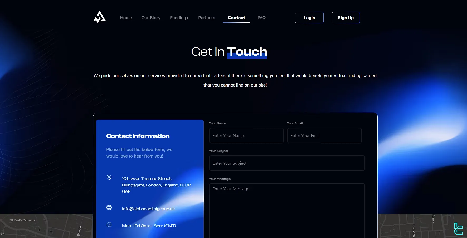 Alpha Capital Group support section
