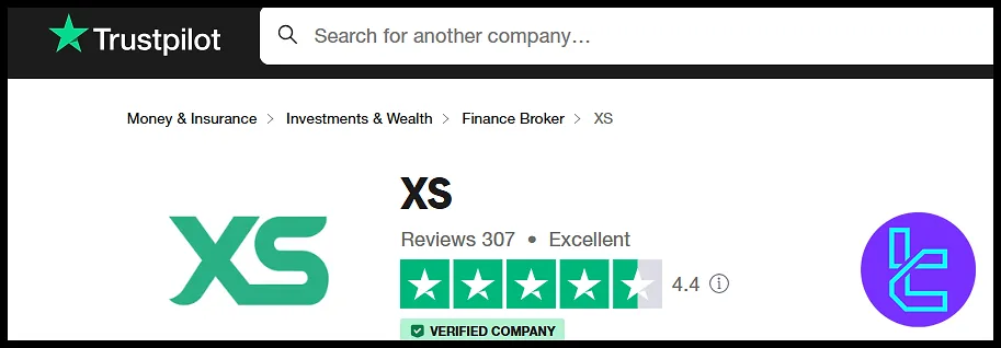 XS.com Trustpilot