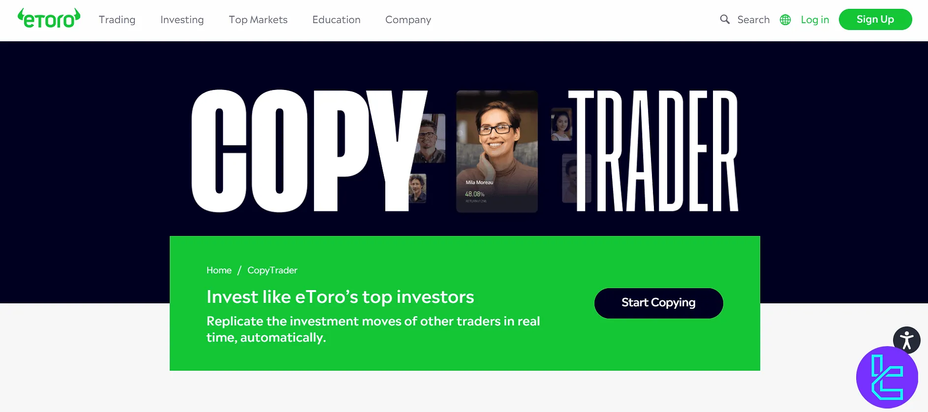 eToro CopyTrader