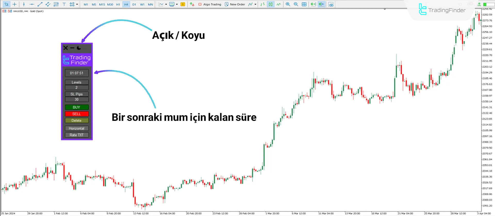 Risk Ödül Oranı Hesaplayıcı Göstergesi for MT5 - Ücretsiz - [TFlab] 3