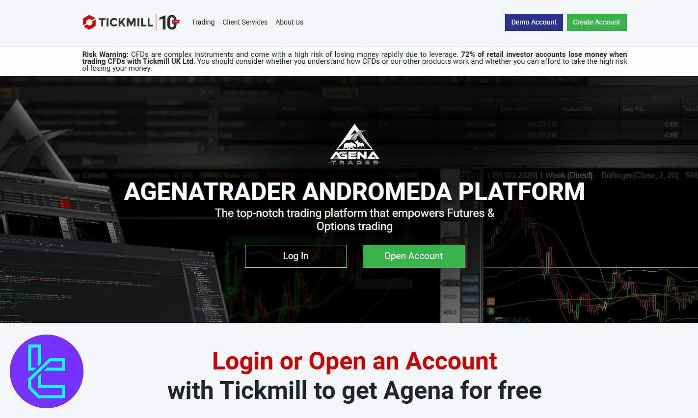 Tickmill UK Agena Trader