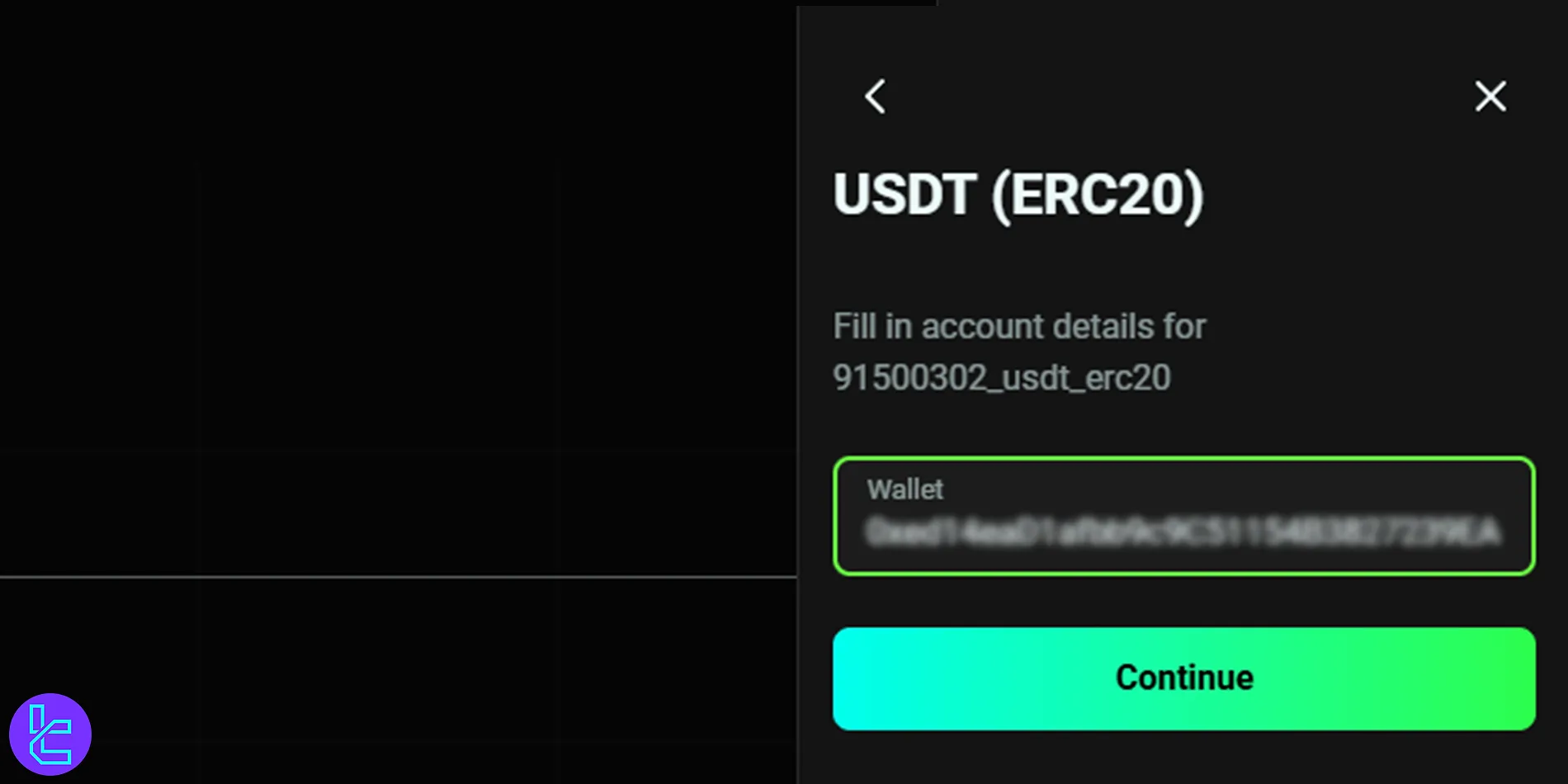 Olymp Trade Tether (ERC-20) cash out