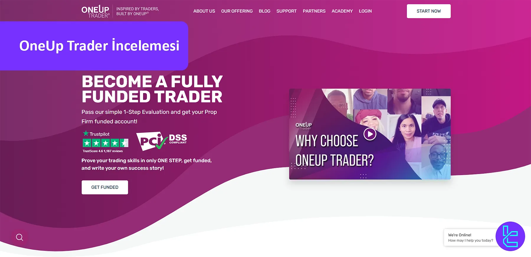 OneUp Trader incelemesi