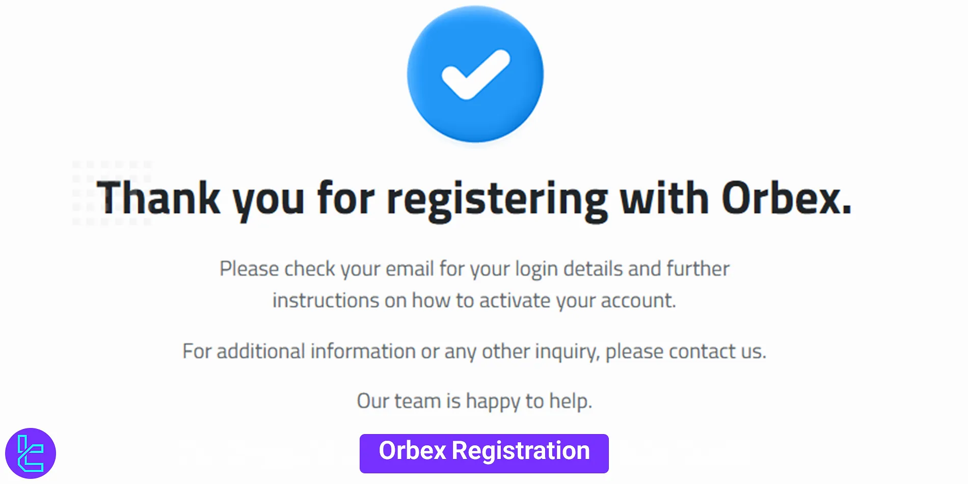 Orbex registration