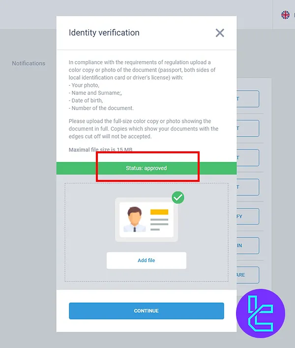 Verification for LiteFinance approved