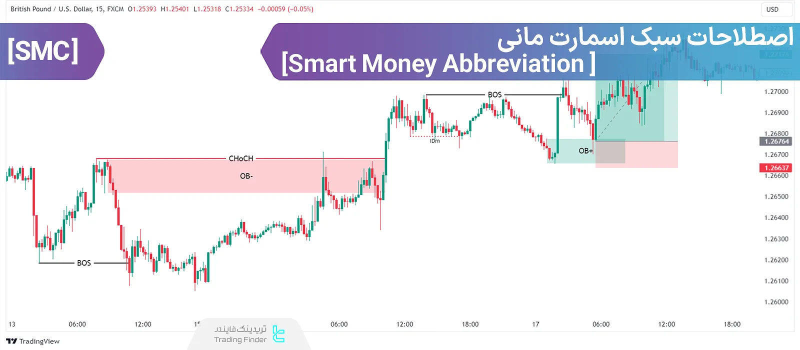 آشنایی با کلیه اصطلاحات و کلمات مخفف سبک معاملاتی اسمارت مانی (SMC)