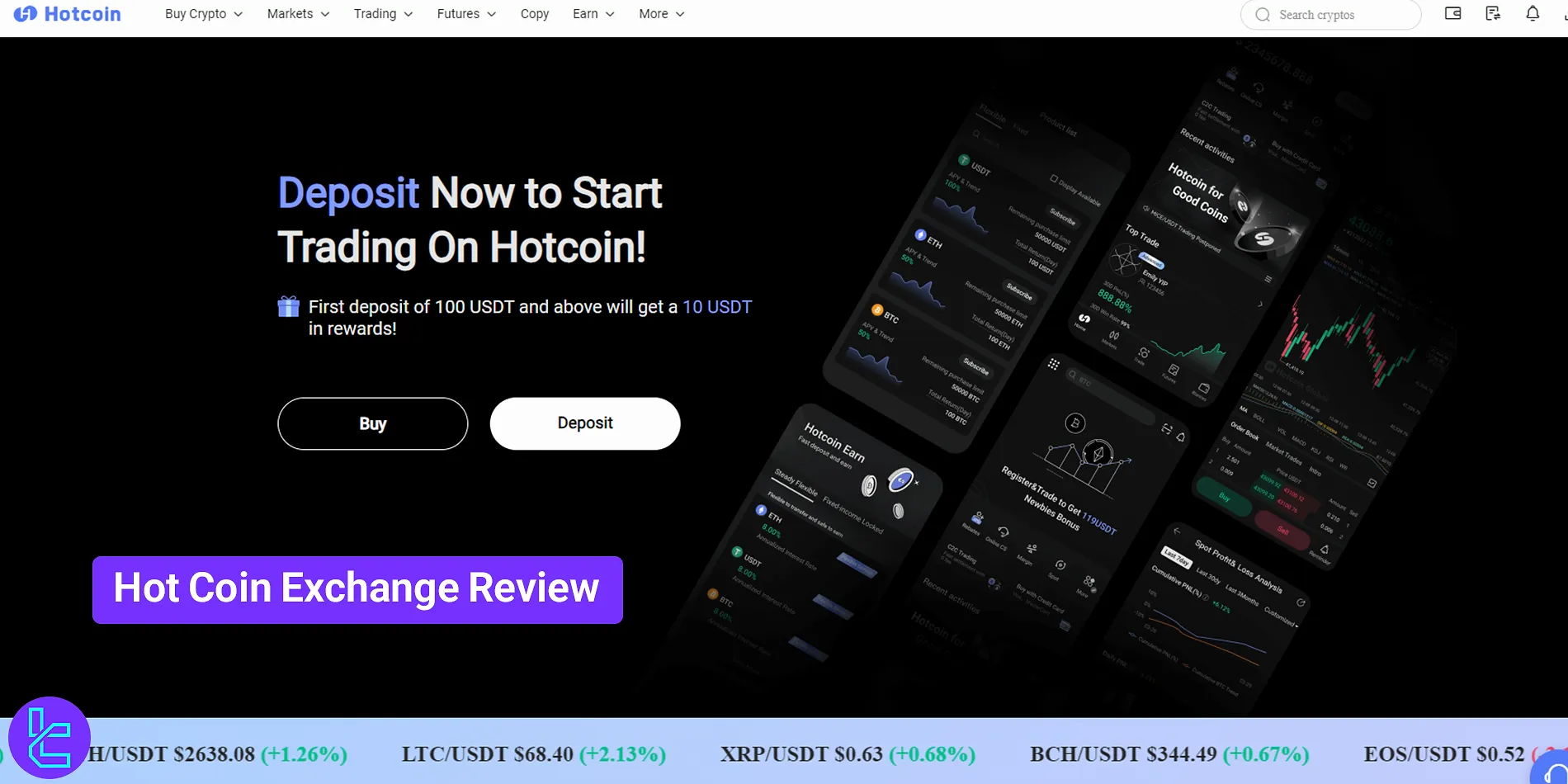 Hotcoin exchange review