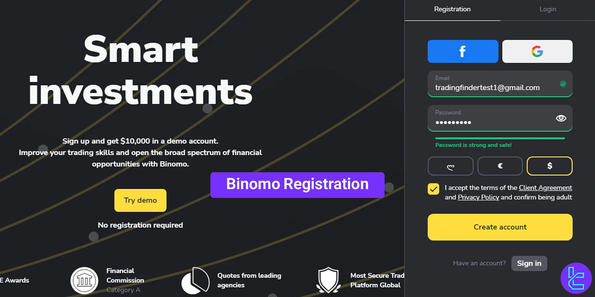 binomo registration