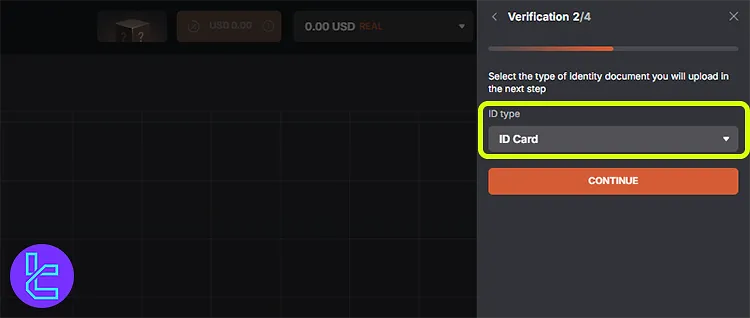 Tradonex KYC document type