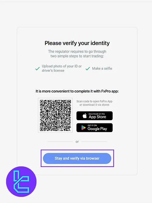 Choosing your FXPro KYC method